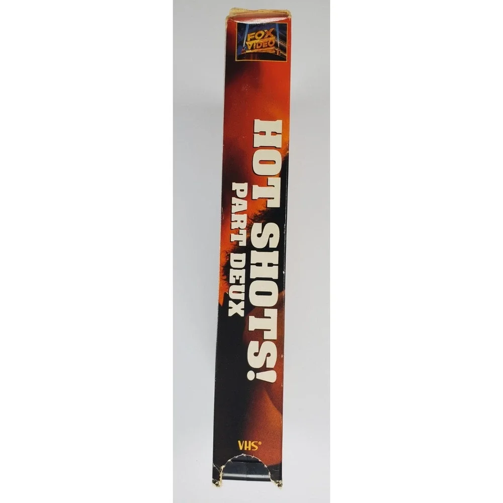 Hot Shots! Part Deux VHS 1993 Charlie Sheen Fox Video Action Comedy Parody